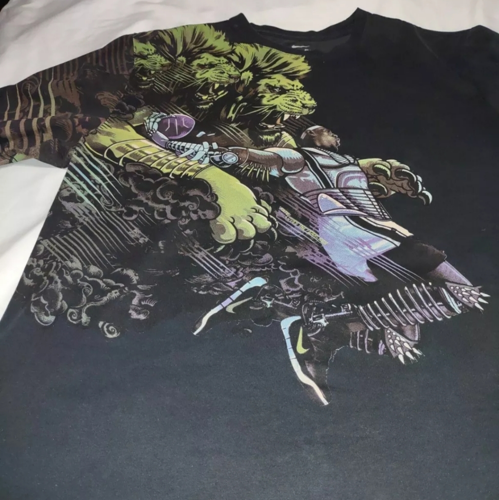 LeBron James flying lion TShirt